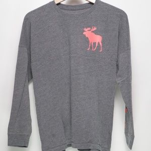 Abercrombie kids- Grey Color with Orange Print-Size13/14